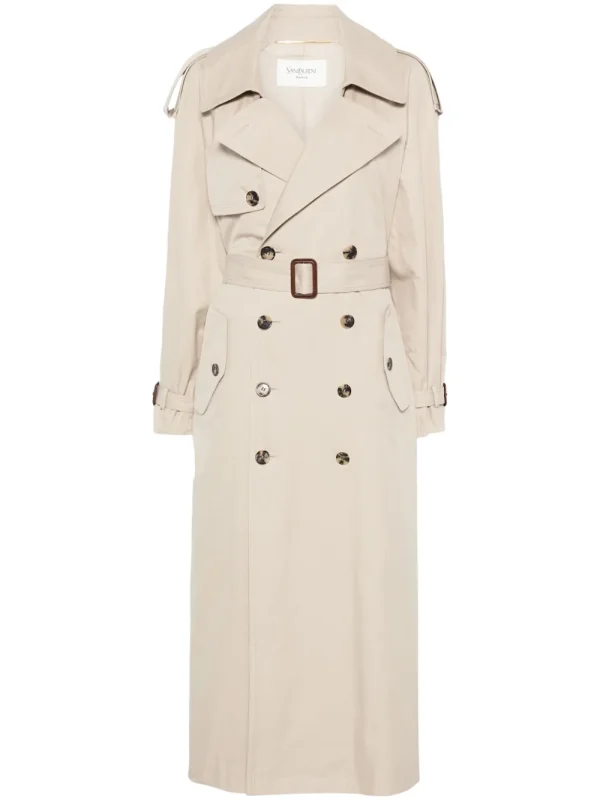 cotton trench coat
