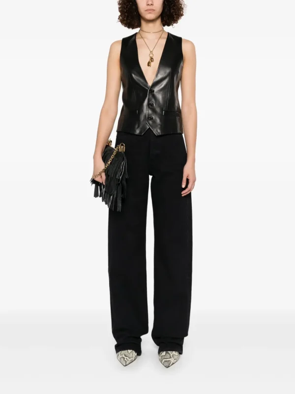 leather waistcoat