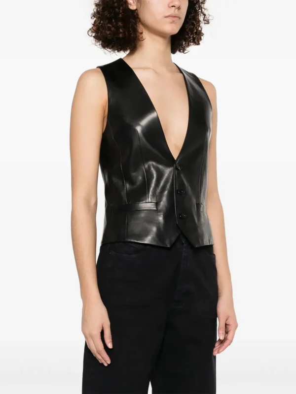 leather waistcoat