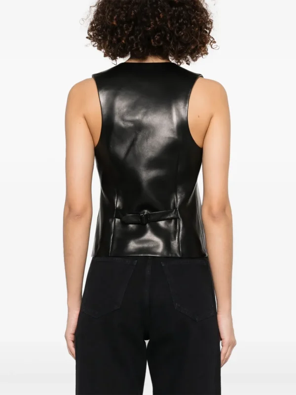 leather waistcoat