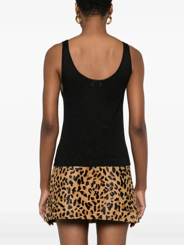 lurex knitted tank top