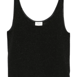 lurex knitted tank top