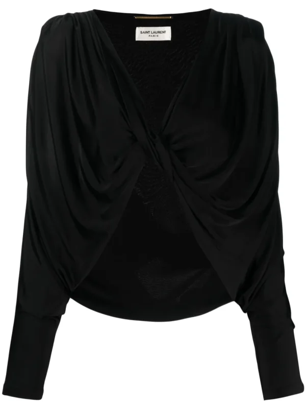 open-front ruched top