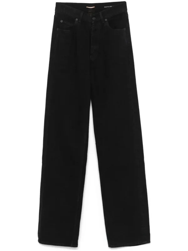 V-waist baggy jeans