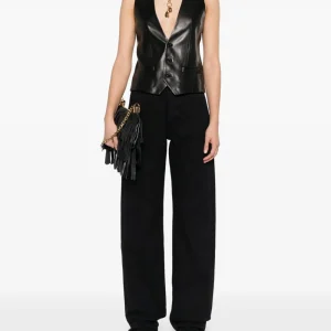 V-waist baggy jeans