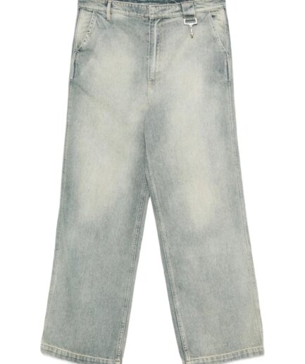 straight-leg jeans