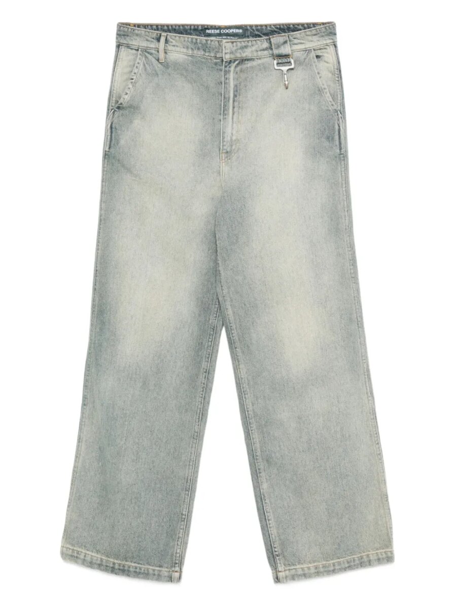 straight-leg jeans